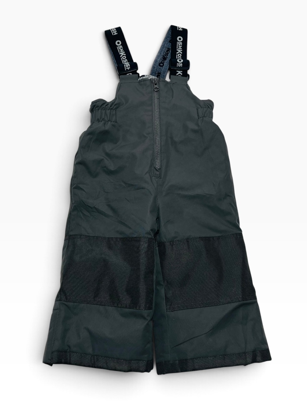 OshKosh B'gosh Black Snow Overalls with Branded Straps baby’s 18 M
